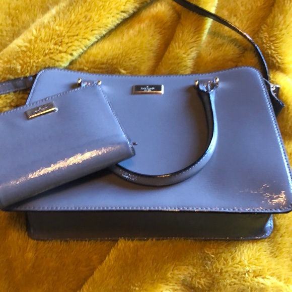 Handbags - GREY KATE SPADE AND MATCHING WALLET